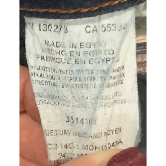 Lee Modern Series Curvy Fit Bootcut Jeans Denim Dark Wash Women Size 14 - Picture 5 of 6